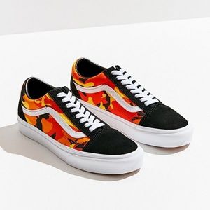 Vans Pop Camo Old Skool (Black Spicy Orange)